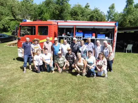 Grillfest der Altersfeuerwehr Pfedelbach